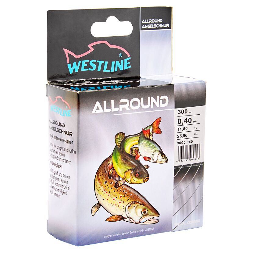Westline Allround Angelschnur 300 m, 0,40 mm