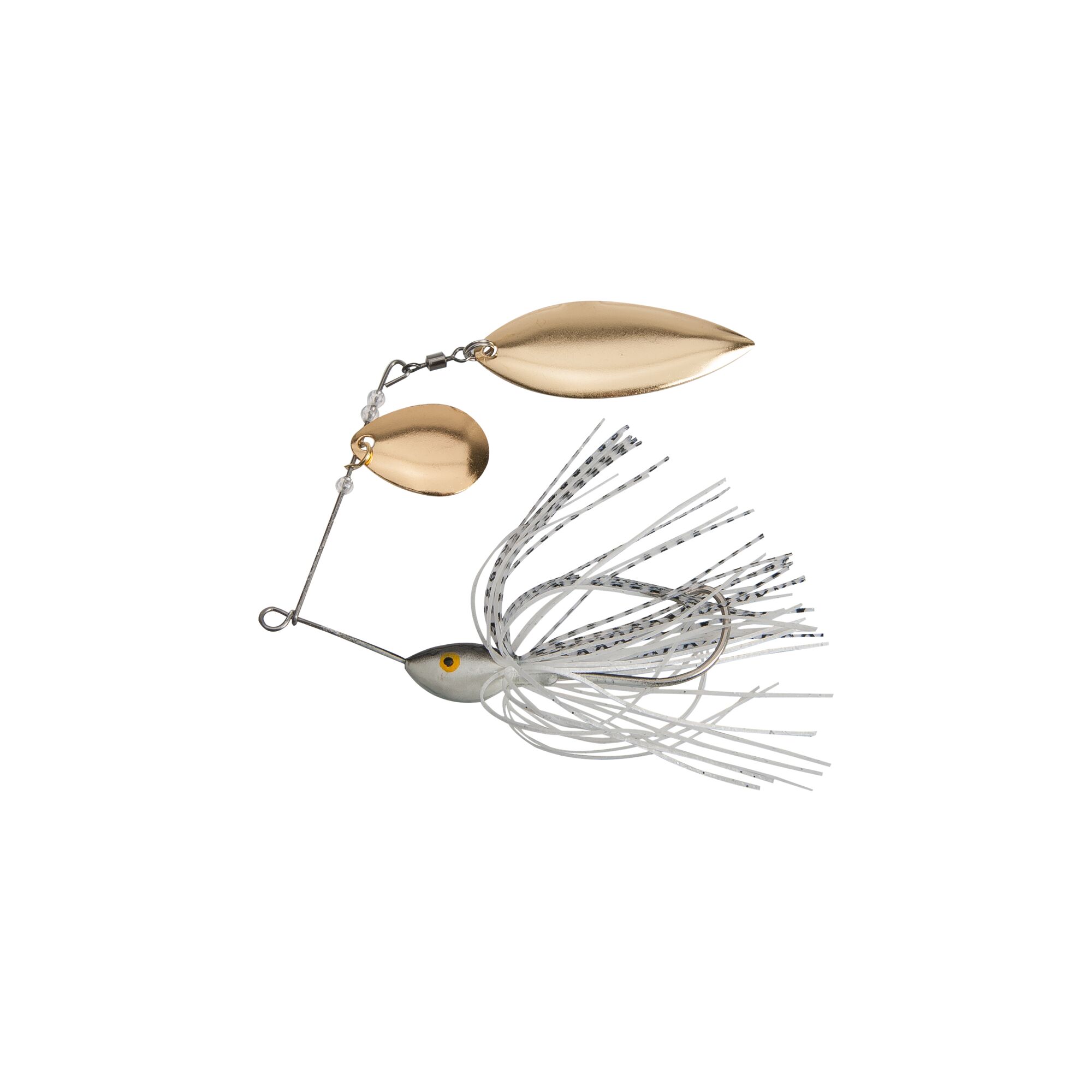 Spinnerbait 16 g, silber und gold