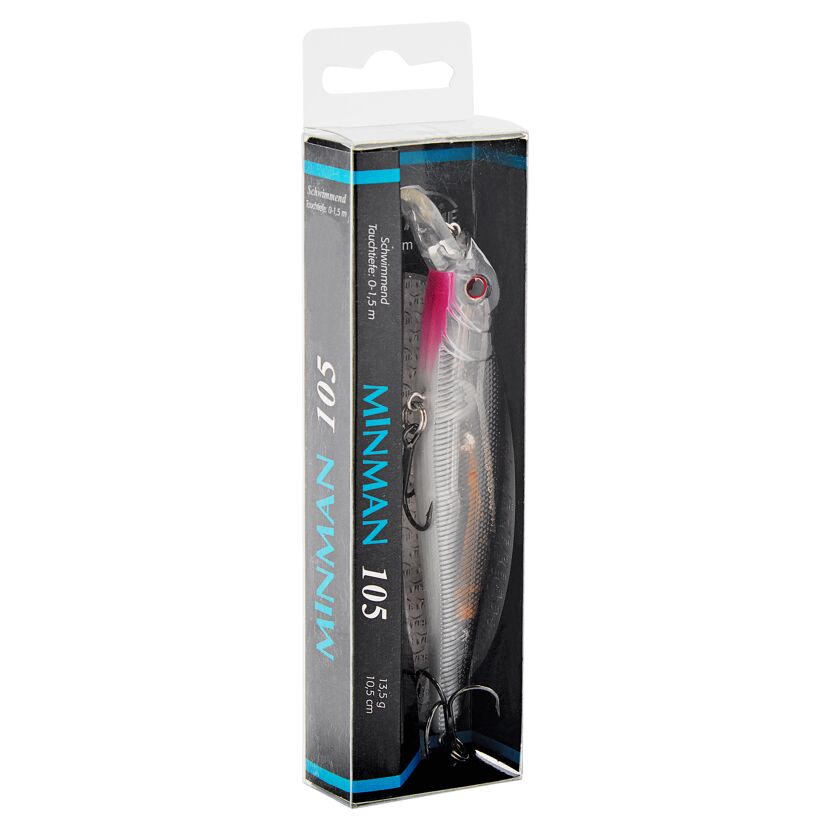 Wobbler Minman 105, 13,5 g, 10,5 cm in Verpackung
