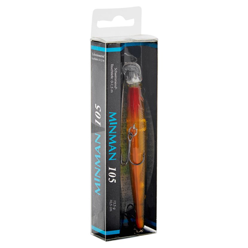 Wobbler Minman 105, 13,5 g, 10,5 cm in Verpackung