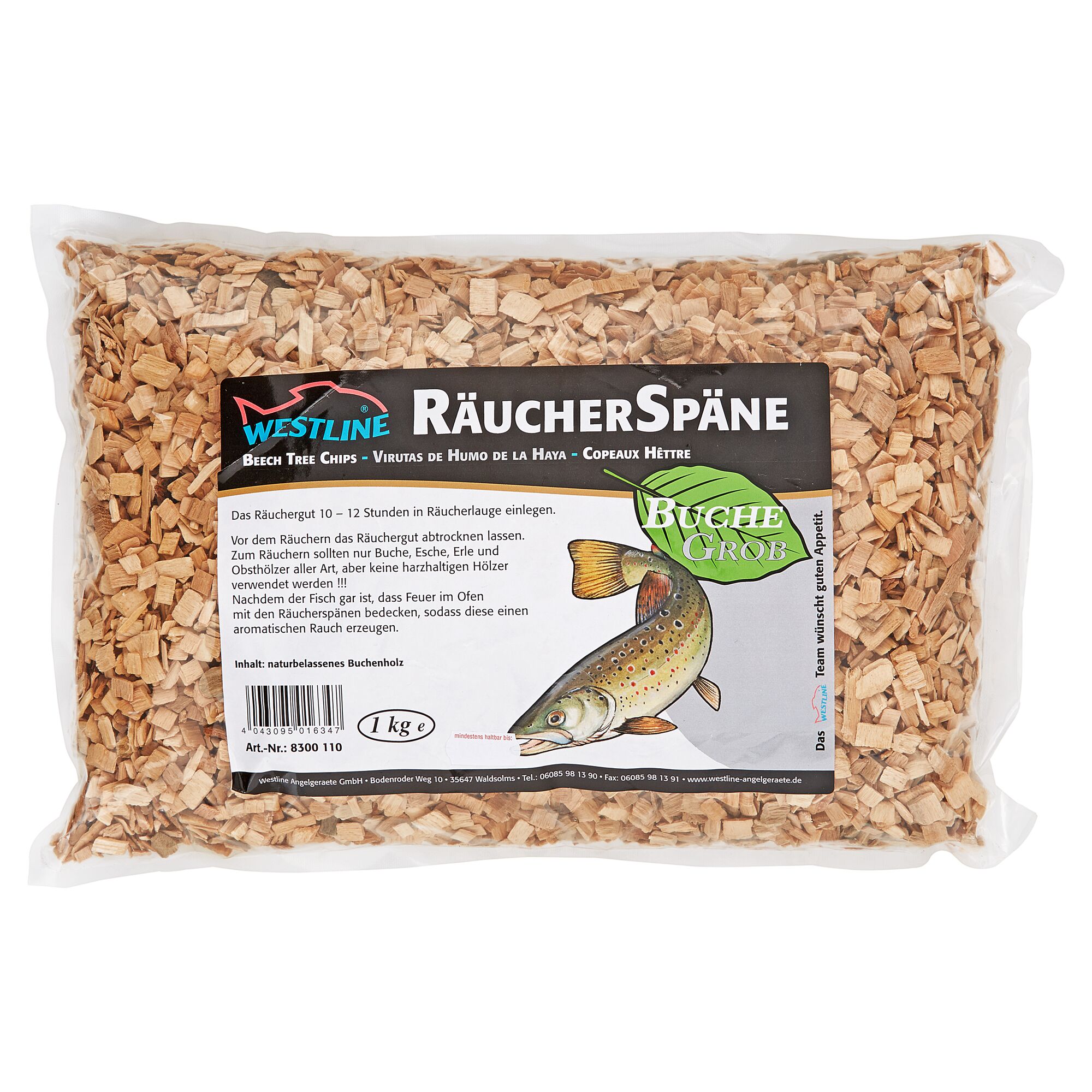 Westline Räucher-Späne Buche grob 1 kg