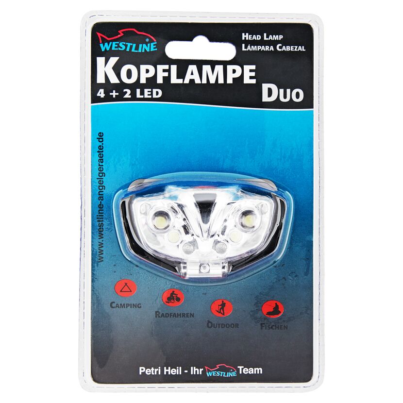 Westline Koplampe Duo 4 + 2 LED in Verpackung
