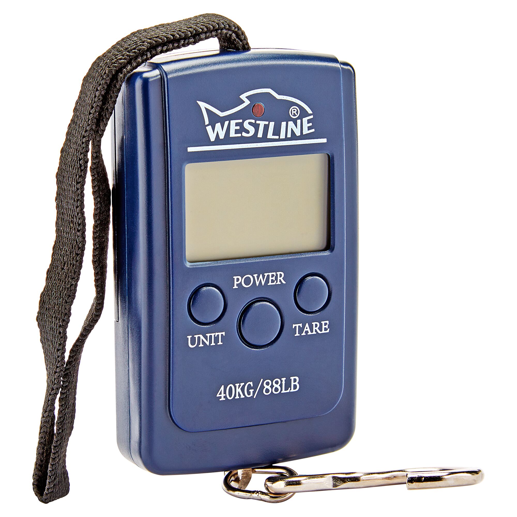 Digitale Fischwaage von Westline mit Display und Haken