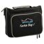 Schwarze Tasche "Tackle Bag I" mit Logo und Schriftzug.