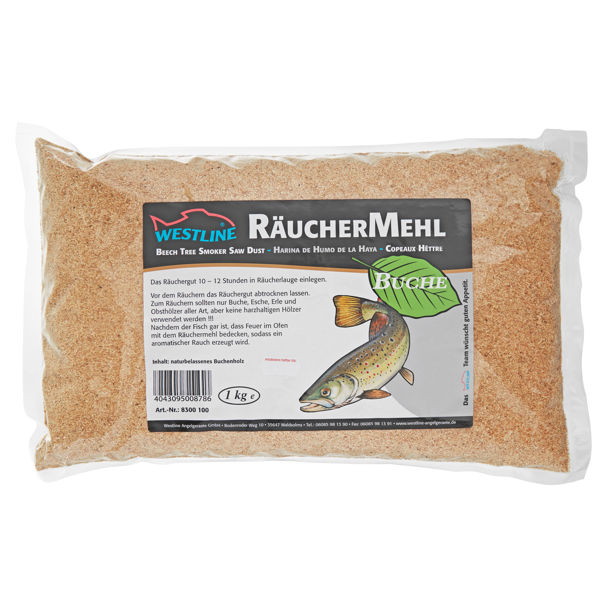 Räuchermehl Buche 1000 g + product picture