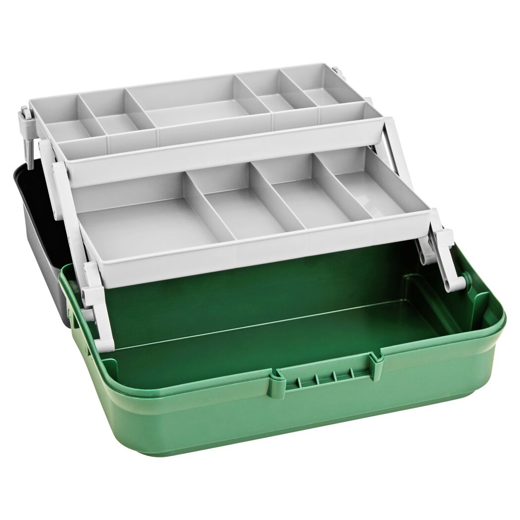 Grüner Gerätekasten Deluxe mit zwei Schubladen