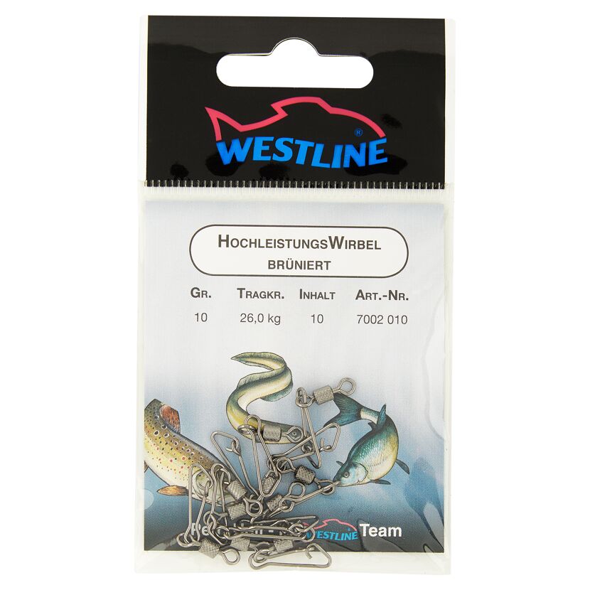 Westline Hochleistungswirbel, brüniert, Größe 10