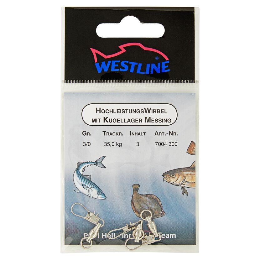 Westline Hochleistungswirbel mit Kugellager Messing