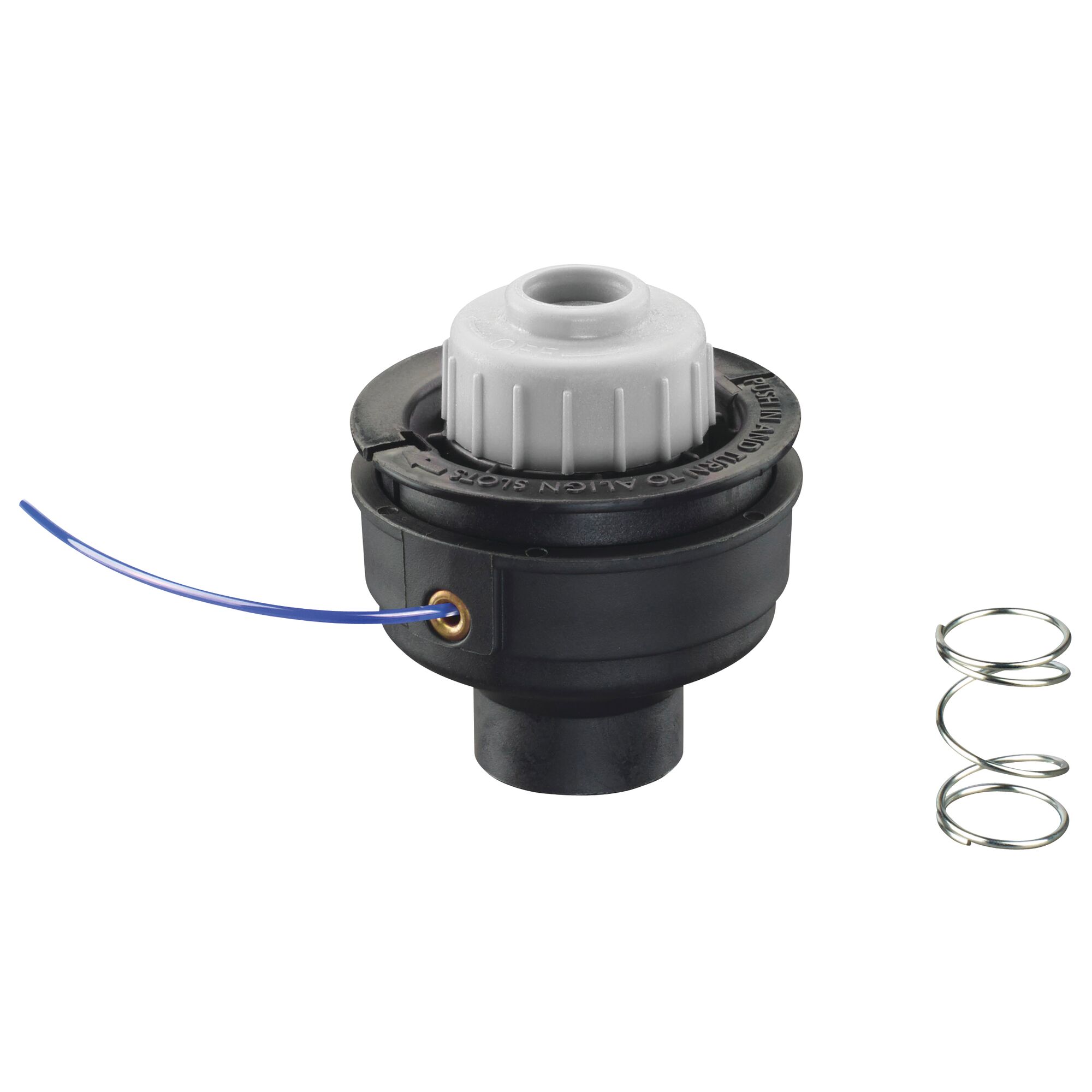 Doppelfadenkopf RAC114 mit blauer Fadenspule