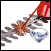 Diamantgeschliffene Klingen eines Akku-Rasenmähers
