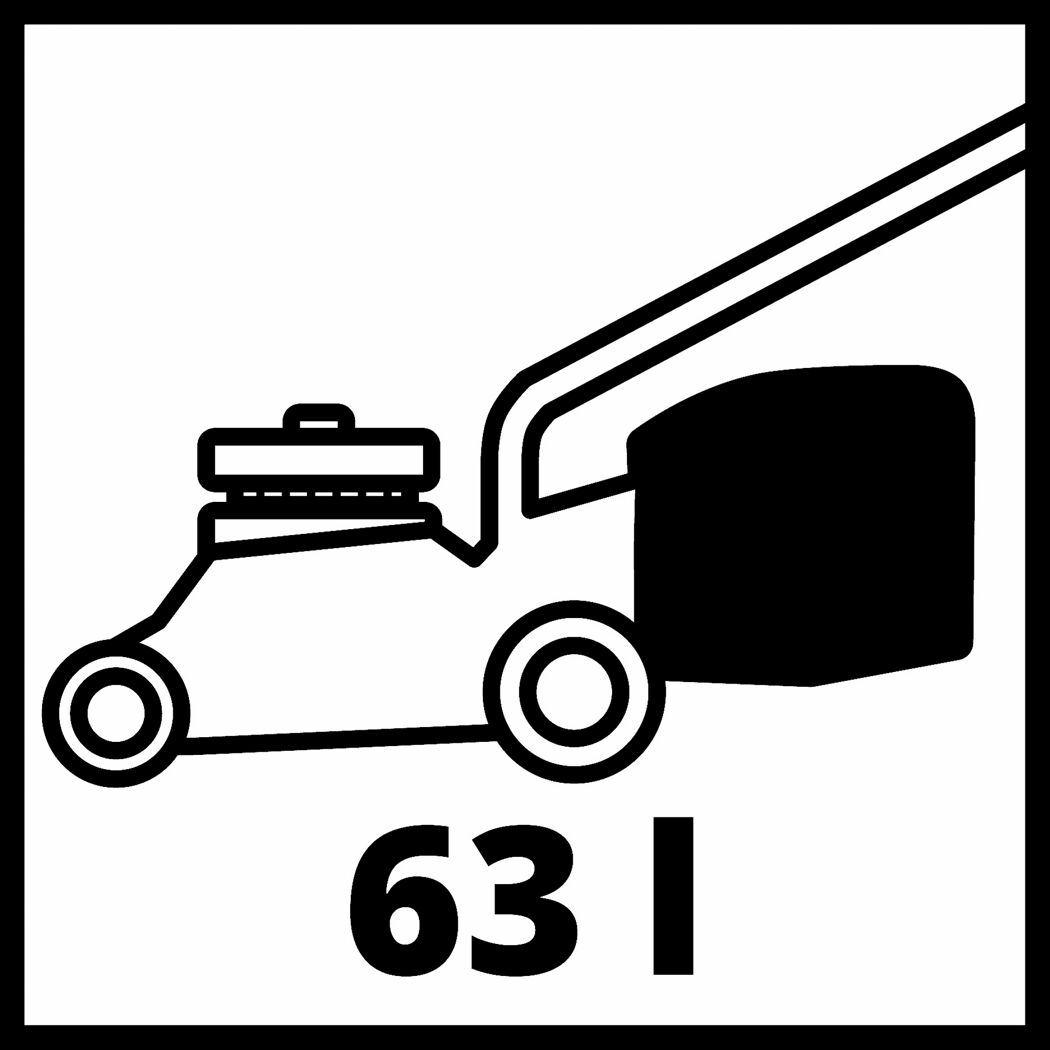 Akku-Rasenmäher GE-CM 43 Li M mit 63 l Fangkorb