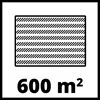 Rasenfläche von 600 m²