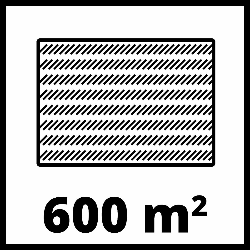 Rasenfläche von 600 m²