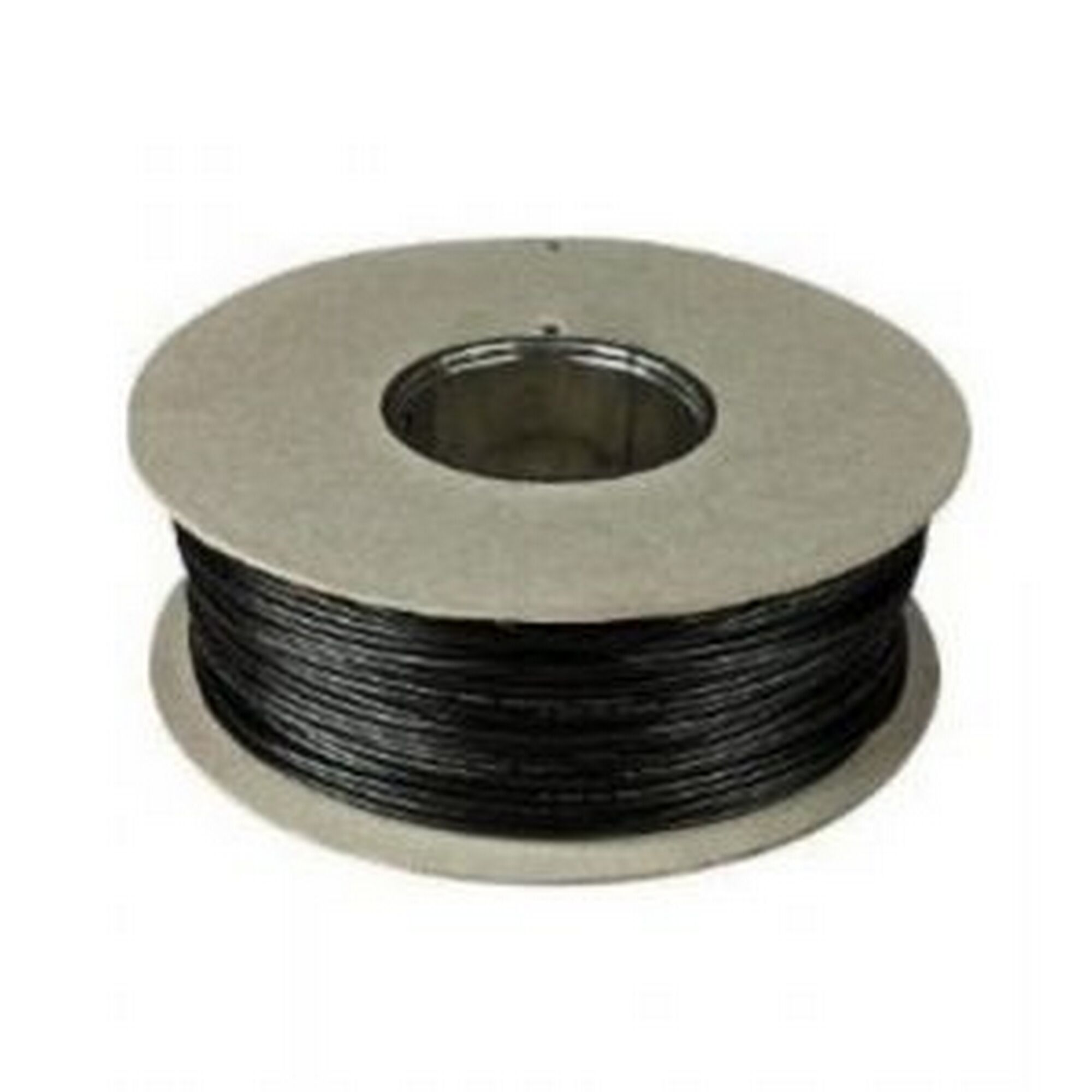 Schwarzes Begrenzungskabel auf einer Rolle