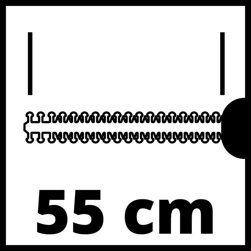 Schnittlänge 55 cm