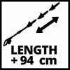 Akku-Teleskop-Heckenschere 'GE-HH 18/45 Li T-Solo' bis zu 2,6 m 18 V ohne Akku