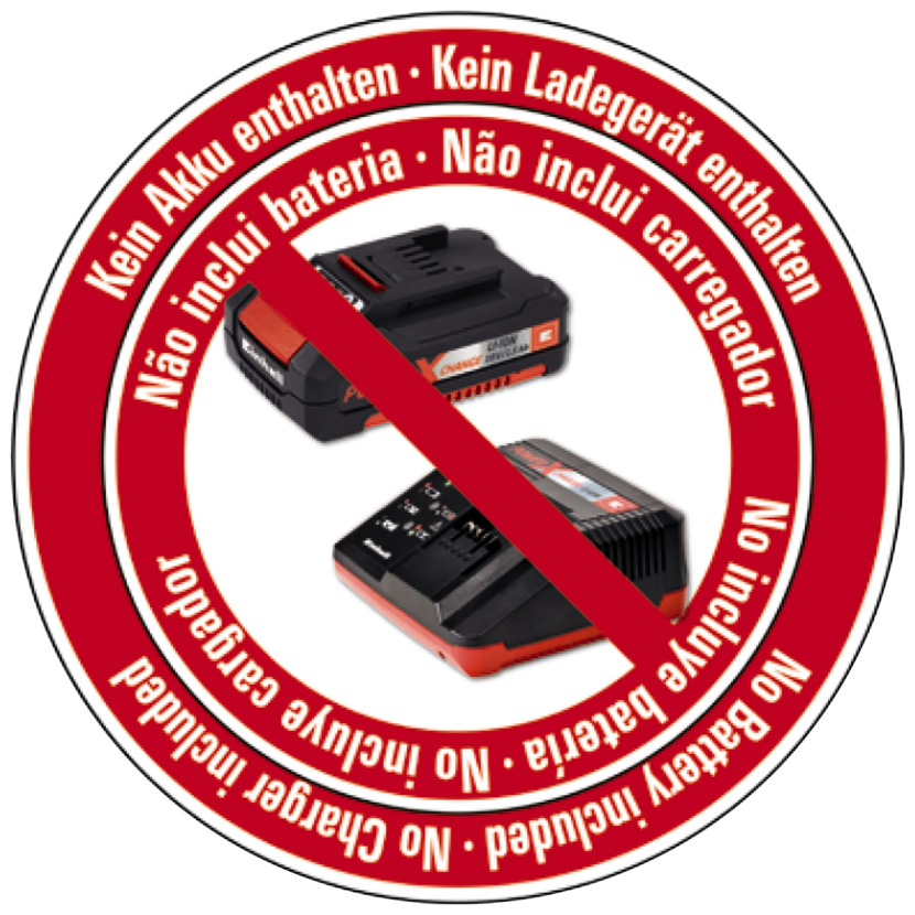 Akku und Ladegerät nicht enthalten