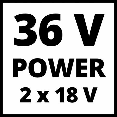 5. Bild von Akku-Rasenmäher-Set 'GE-CM 36 Li M Kit' mit 2 x 18 V Akkus und Mulchkit, 6-teilig, bis 350 m²