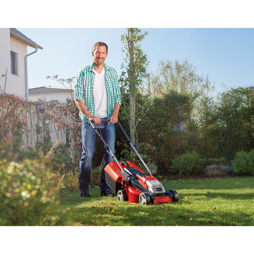 Akku-Rasenmäher-Set 'GE-CM 18/30 Li CT' 18 V mit Akku, 4-teilig, bis 150 m²