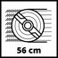Schnittbreite 56 cm