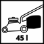 Akku-Rasenmäher 'Rasarro 36/38' mit 2 x 18 V Akkus, bis 450 m²