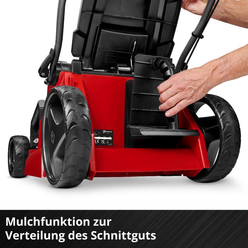 Akku-Rasenmäher 'GE-CM 43 Li M Kit' mit 2 x 18 V Akkus, bis 600 m²