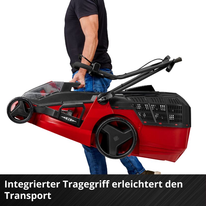 Akku-Rasenmäher 'GE-CM 43 Li M Kit' mit 2 x 18 V Akkus, bis 600 m²
