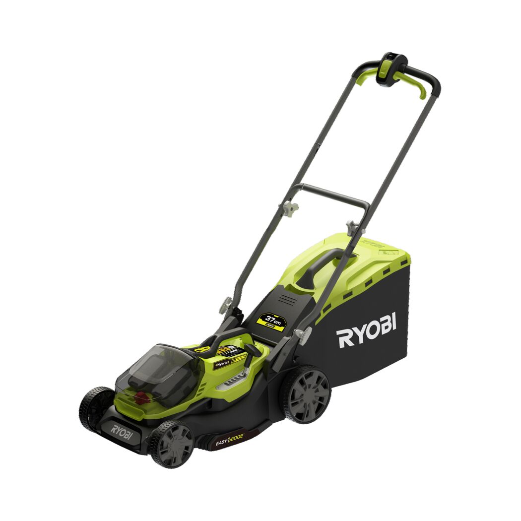Hybrid-Rasenmäher 'RY18LMH37A-225' mit 2 x 18 V Akkus, bis 275 m²