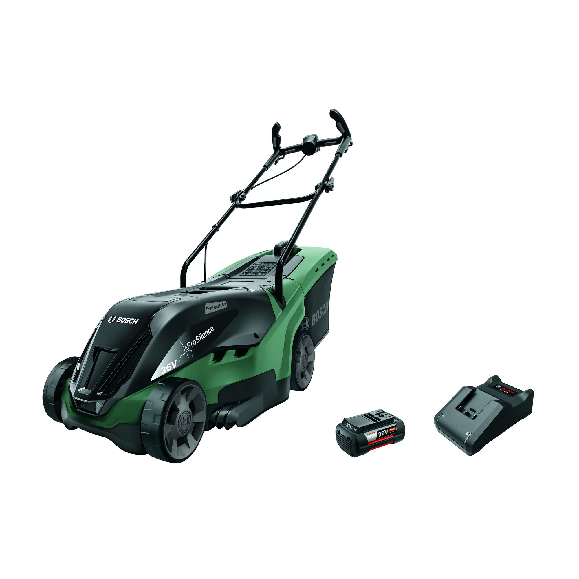 Bosch Akku-Rasenmäher UniversalRotak 36-550 mit Ladegerät und Akku