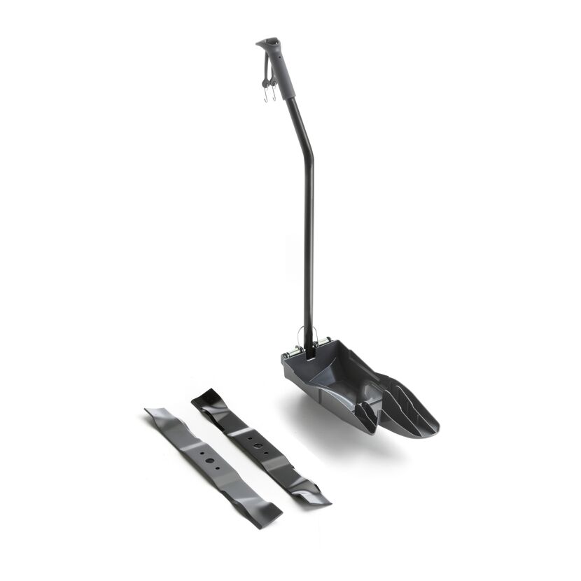 Mulchkit mit zwei Messern und Grasfangkorb