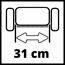 31 cm Breite