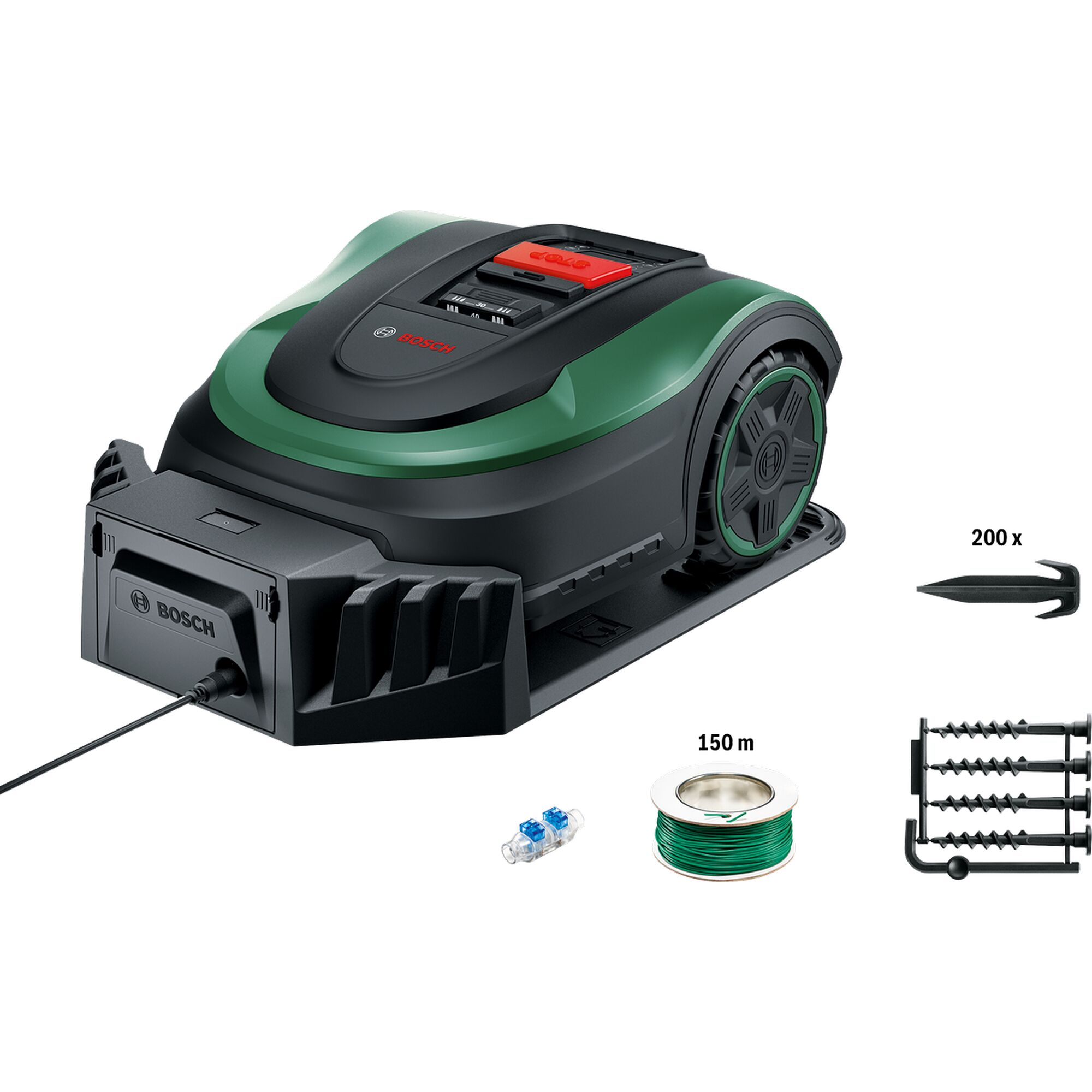Bosch Indego S 500 Mähroboter mit Zubehör