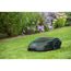 Bosch Indego Mähroboter auf grünem Rasen