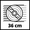 Akku-Rasenmäher 'GE-CM 36/36 Li' mit 2 x 18 V Akkus, bis 400 m²