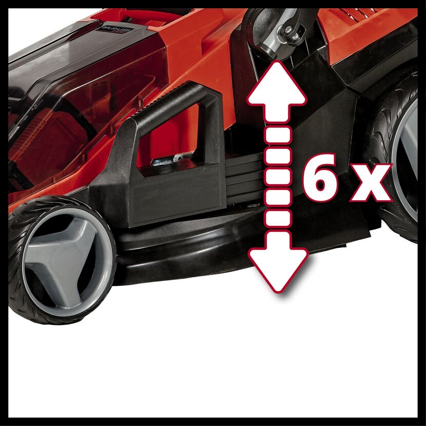 Akku-Rasenmäher GE-CM 36/36 Li Kit, 6-fache Höhenverstellung
