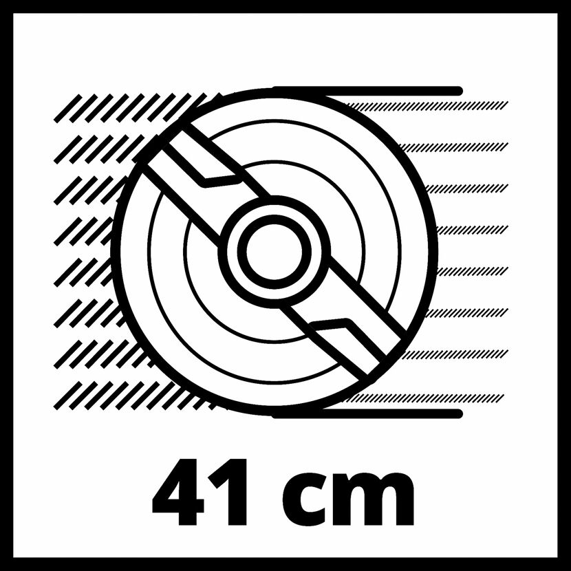 Schnittbreite 41 cm