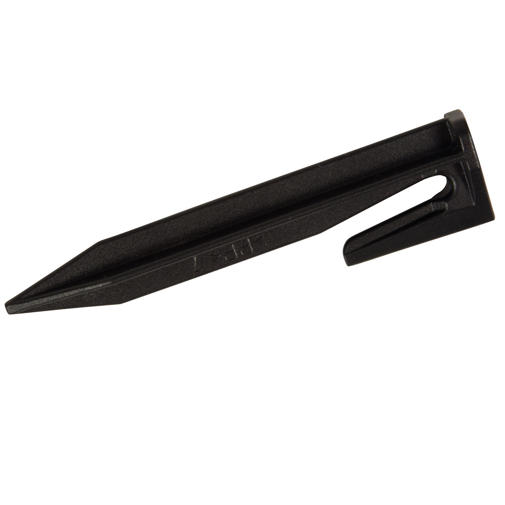 Schwarzer Befestigungshaken