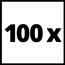 Verkleinertes Bild von Befestigungshaken für Mähroboter schwarz 100 Stück