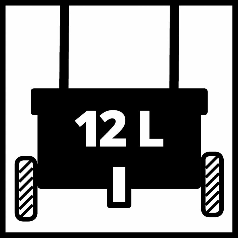 Schwarzer Streuwagen mit der Aufschrift 12L