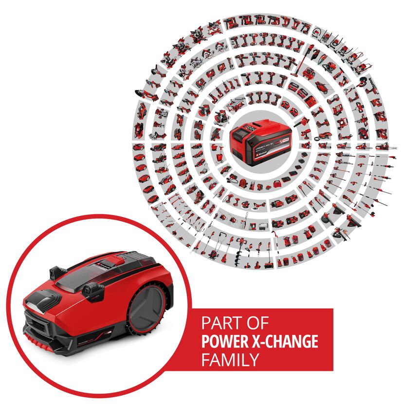 Einhell Mähroboter FREELEXO und Power X-Change Familie