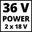 36V POWER 2 x 18 V