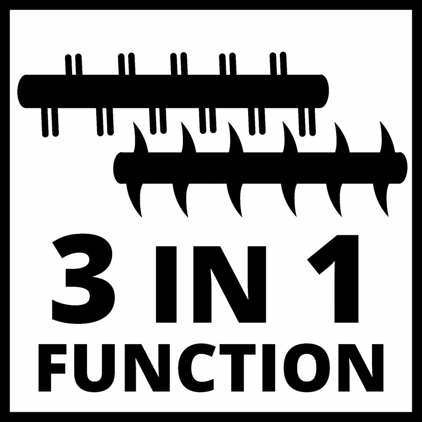 3 in 1 Funktion, zwei verschiedene Klingen