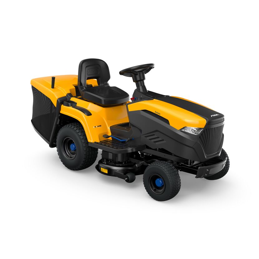Gelber Akku-Traktor Estate 384e