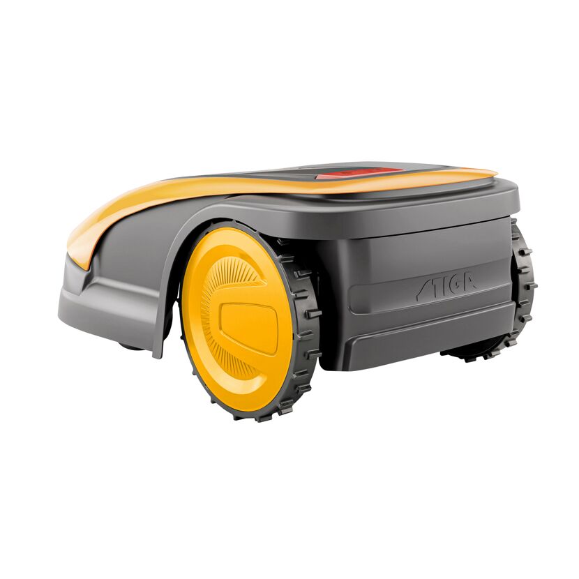 Mähroboter von hinten
