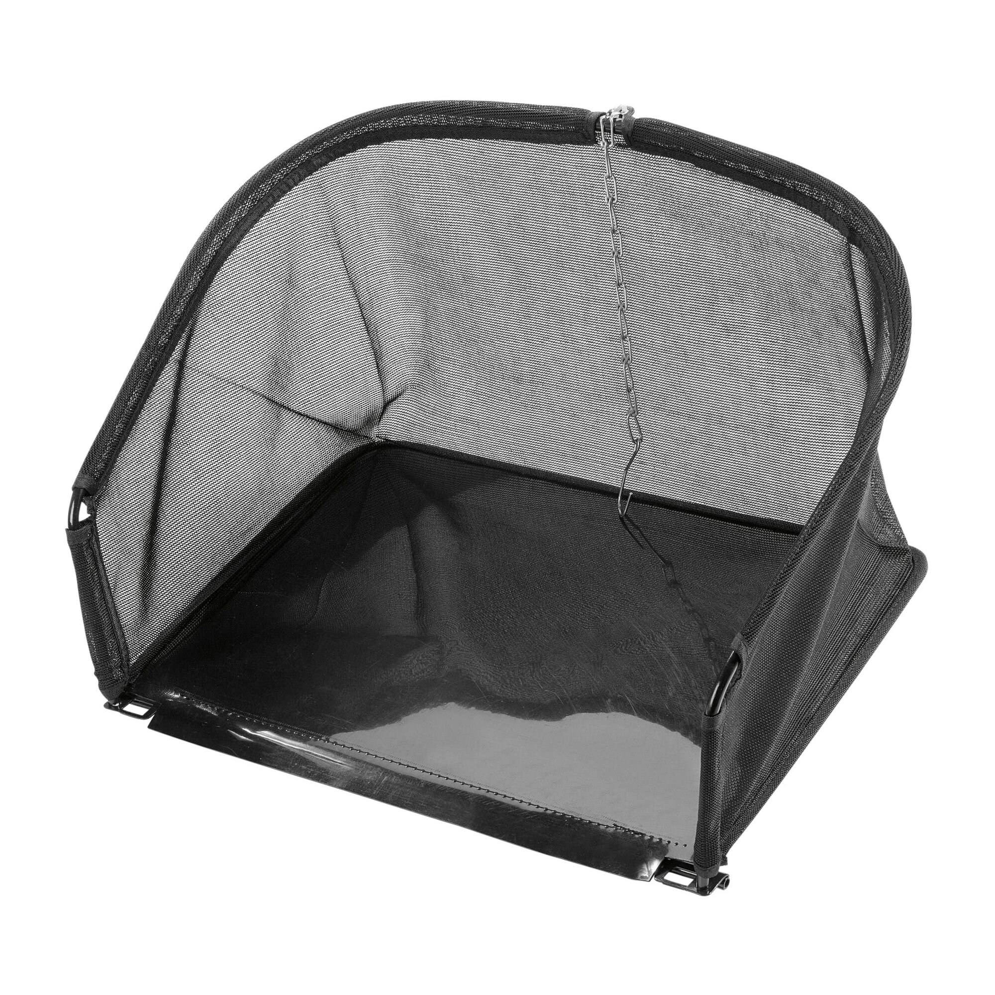 Schwarzer Fangkorb für Rasenmäher