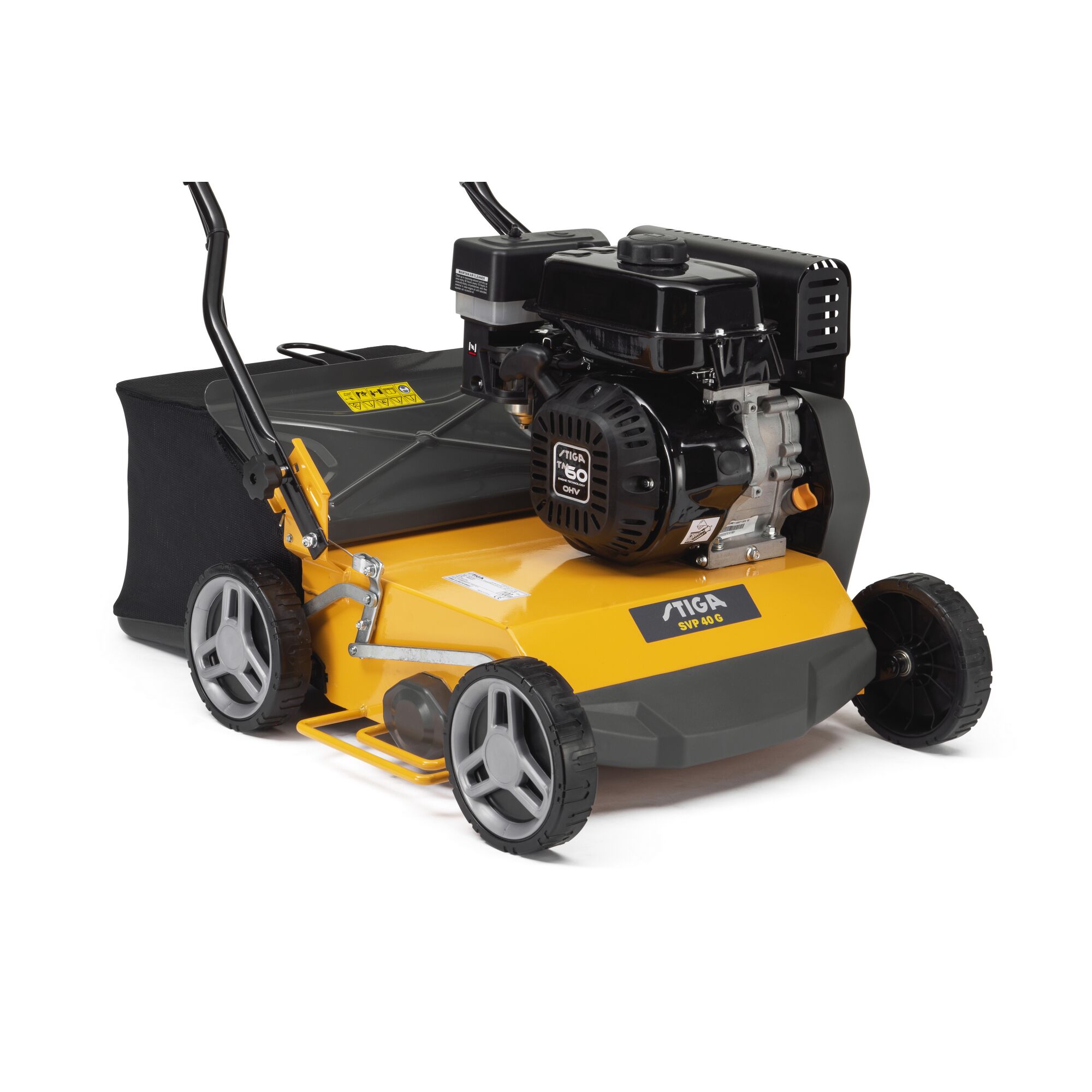 Benzin-Vertikutierer mit Fangsack