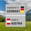 Entwickelt in Deutschland, hergestellt in Österreich