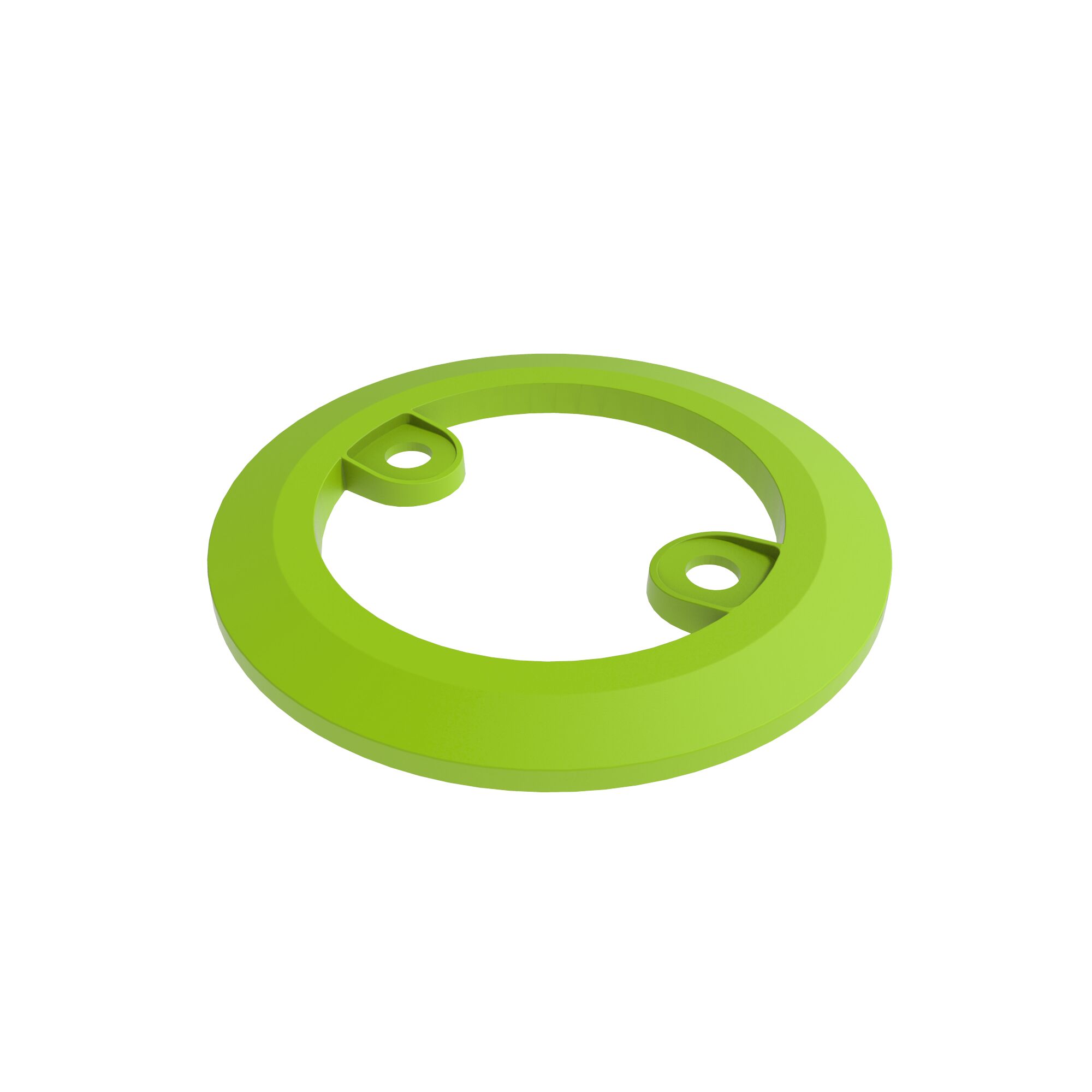 Grüner Kunststoffring