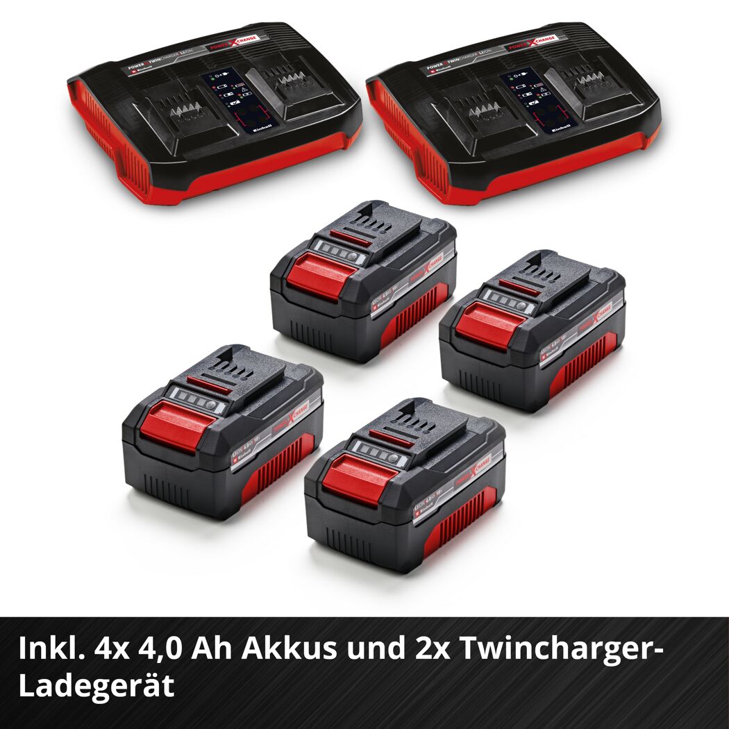 Einhell Akkus und Twincharger-Ladegeräte