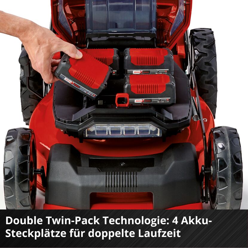 Akku-Rasenmäher 'GP-CM 36/47 S Li BL' Professional 4 x 18 V Akkus, bis 700 m²
